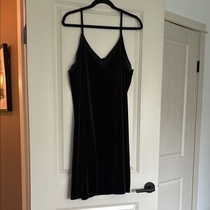 Halogen Velvet Midi Slipdress